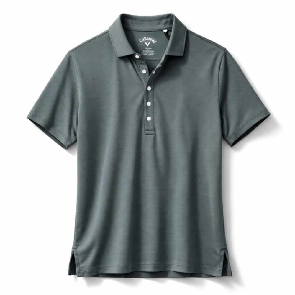 Callaway Opti-Dri Short Sleeve Polo Men’s XL in Smoked Pearl Sage UPF 50 Top NWT